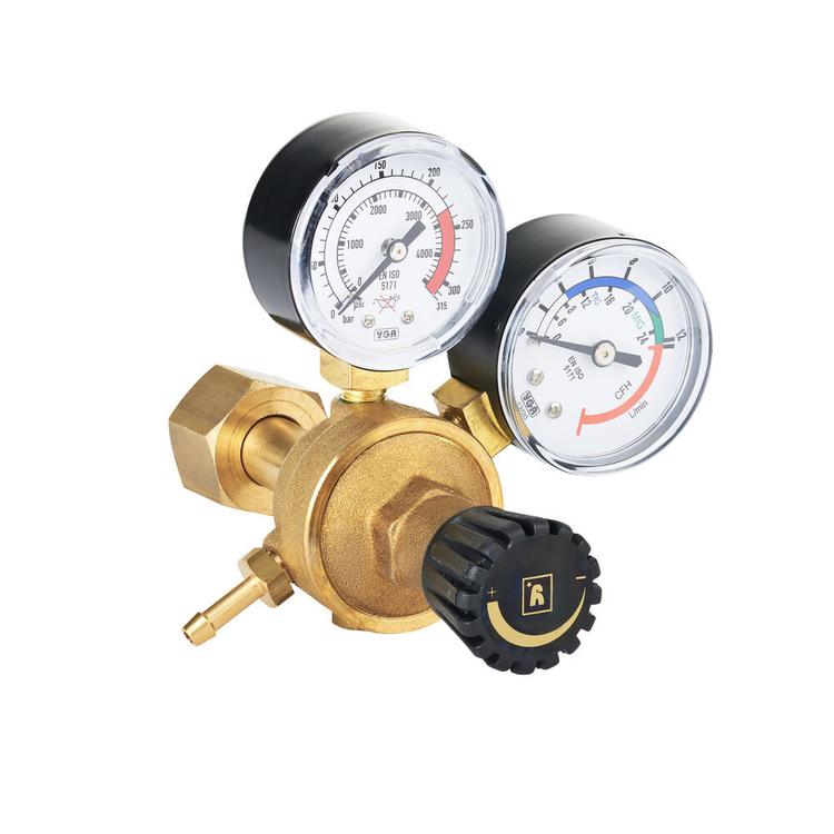 TELWIN Gas Regulator with 2 Manometers – 12 L/min