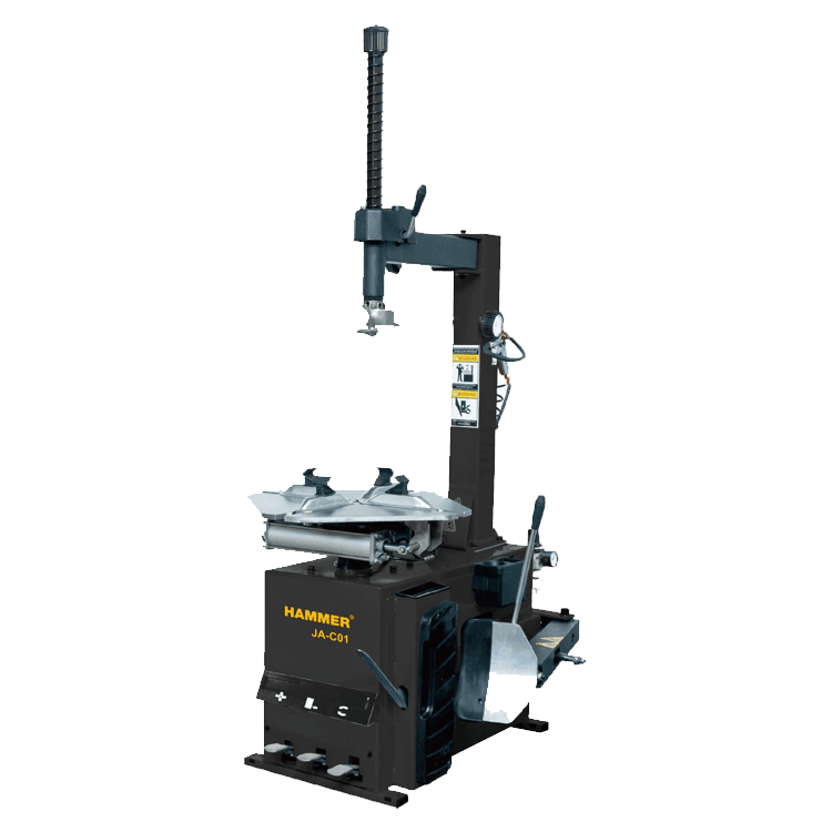 Tire removal and installation machine for cars and light vehicles